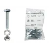 Sistemi Di Fissaggio|Kit viti testa bombata larga ø 8 x 100 + dadi + rondelle - 100 pz.