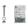 Discount Kit viti testa bombata larga ø 6 x 80 + dadi + rondelle - 200 pz. Sistemi Di Fissaggio