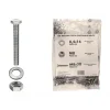 Sistemi Di Fissaggio|Kit viti testa esagonale m8 x 30 + dadi + rondelle - 200 pz.