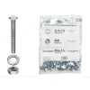 Sistemi Di Fissaggio|Kit viti testa esagonale m8 x 16 + dadi + rondelle - 200 pz.