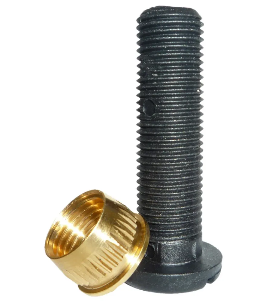 Aeratori-Idro-Bric Kit vitone plastica nero + inserto ottone