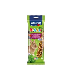Alimento Per Roditori-Vitakraft Kracker conigli frutti di bosco