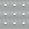 Alfer aluminium Ferramenta Per Esterno|Lamiera in alluminio naturale con perforazione tonda 250 x 500 x 1,5.