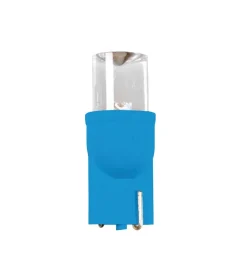 Clearance Lampada 1 led colour-led wide 12v - (t10) - w2,1x9,5d - 2 pz  - scatola - blu  58145 Elettrico