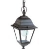 Illuminazione Per Esterno|Lampada a sospensione  "nano " nera, e27