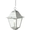 New Lampada a sospensione  "old " bianco e argento, e27 Illuminazione Per Esterno