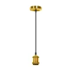 Illuminazione Per Interno- Lampada a sospensione "pendel" ottone 1,5 mt, e27