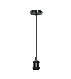 Illuminazione Per Interno- Lampada a sospensione "pendel" nero 1,5 mt, e27
