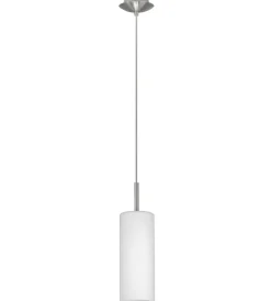 Discount Lampada a sospensione "troy3" vetro bianco,  e27 Illuminazione Per Interno