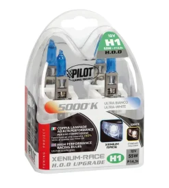Clearance Lampada alogena xenium race 12v - h1 - 55w - p14,5s - 2 pz - scatola plast 58177 Elettrico
