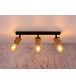 Onli Illuminazione Per Interno|Lampada da soffitto "matilde"  barra 3 luci e27