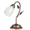 Illuminazione Per Interno-Onli Lampada da tavolo 1 luce "liliana" bronzo e14
