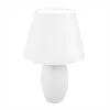 Sale Lampada da tavolo "cottage" in ceramica bianca e14 Illuminazione Per Interno