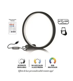 Sale Lampada da tavolo led "circle", ø 42 cm Illuminazione Per Interno