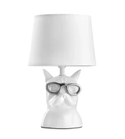 Discount Lampada da tavolo "biagio" bianco, e14 Illuminazione Per Interno