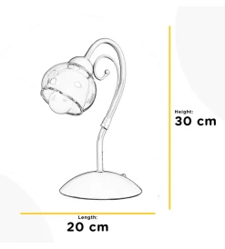 Clearance Lampada da tavolo "camilla", e14 Illuminazione Per Interno