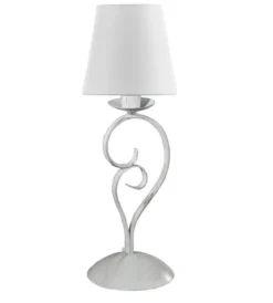 Sale Lampada da tavolo "pompei" in metallo avorio, e14 Illuminazione Per Interno