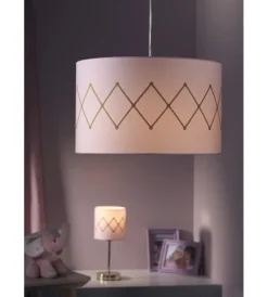 Onli Illuminazione Per Interno|Lampada da tavolo "rosita" oro e rosa, e14