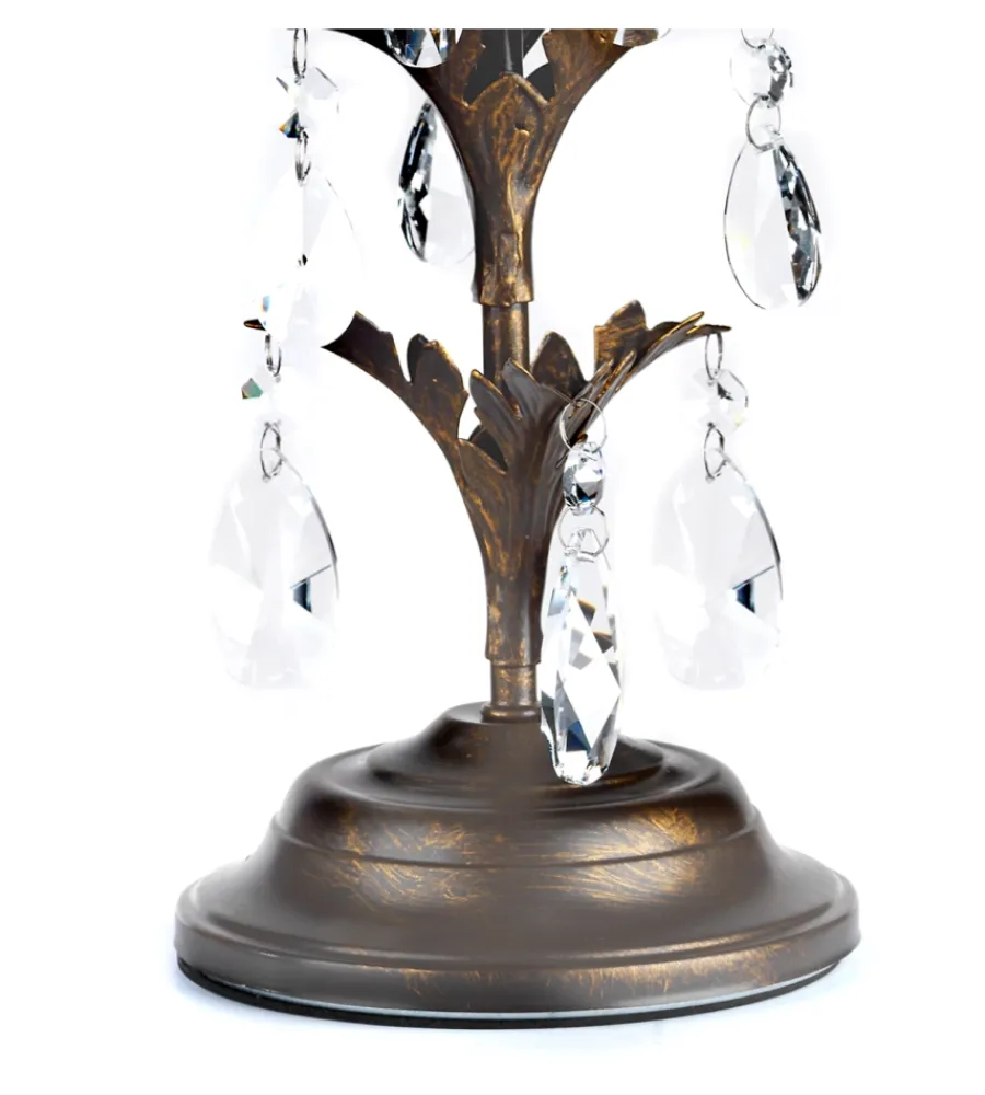 Illuminazione Per Interno-Onli Lampada da tavolo "teresa" bronzo, e14