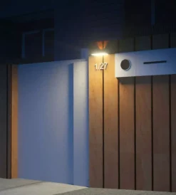 Clearance Lampada led a muro da esterno vtac nero 8000k Illuminazione Per Esterno