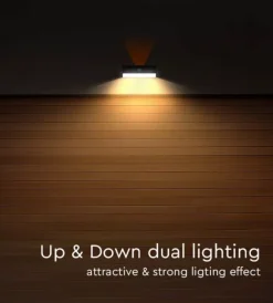 Clearance Lampada led a muro da esterno vtac nero 8000k Illuminazione Per Esterno