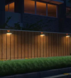 Clearance Lampada led a muro da esterno vtac nero 8000k Illuminazione Per Esterno