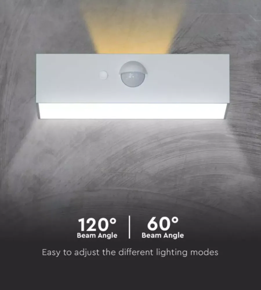 Illuminazione Per Esterno- Lampada led a muro da esterno vtac bianco 8000k