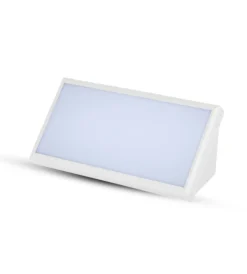 Illuminazione Per Esterno|Lampada led da esterno a muro angolare bianco, 20 w 4200 k
