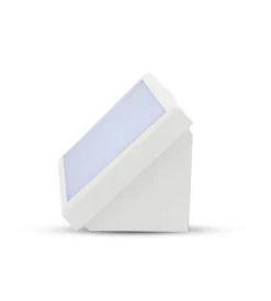 Illuminazione Per Esterno|Lampada led da esterno a muro angolare bianco, 20 w 4200 k