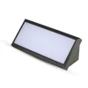 Outlet Lampada led da esterno a muro angolare nero, 12 w 3000 k Illuminazione Per Esterno