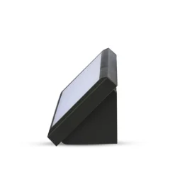 Outlet Lampada led da esterno a muro angolare nero, 12 w 3000 k Illuminazione Per Esterno