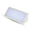 Illuminazione Per Esterno|Lampada led da esterno a muro angolare bianco, 12 w 4000 k