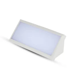 Illuminazione Per Esterno|Lampada led da esterno a muro angolare bianco, 12 w 4000 k