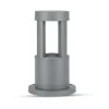 Illuminazione Per Esterno- Lampada led da giardino grigio h25 cm 4000k, 10w