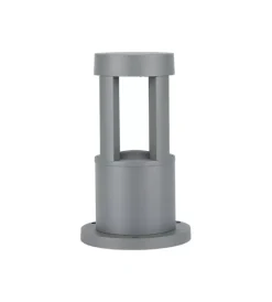 Illuminazione Per Esterno|Lampada led da terra da esterno vtac grigio 3000k