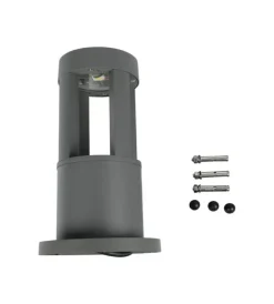 Illuminazione Per Esterno|Lampada led da terra da esterno vtac grigio 3000k