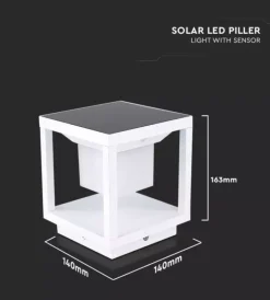 Outlet Lampada led solare da terra da esterno vtac bianco 3000k Illuminazione Per Esterno