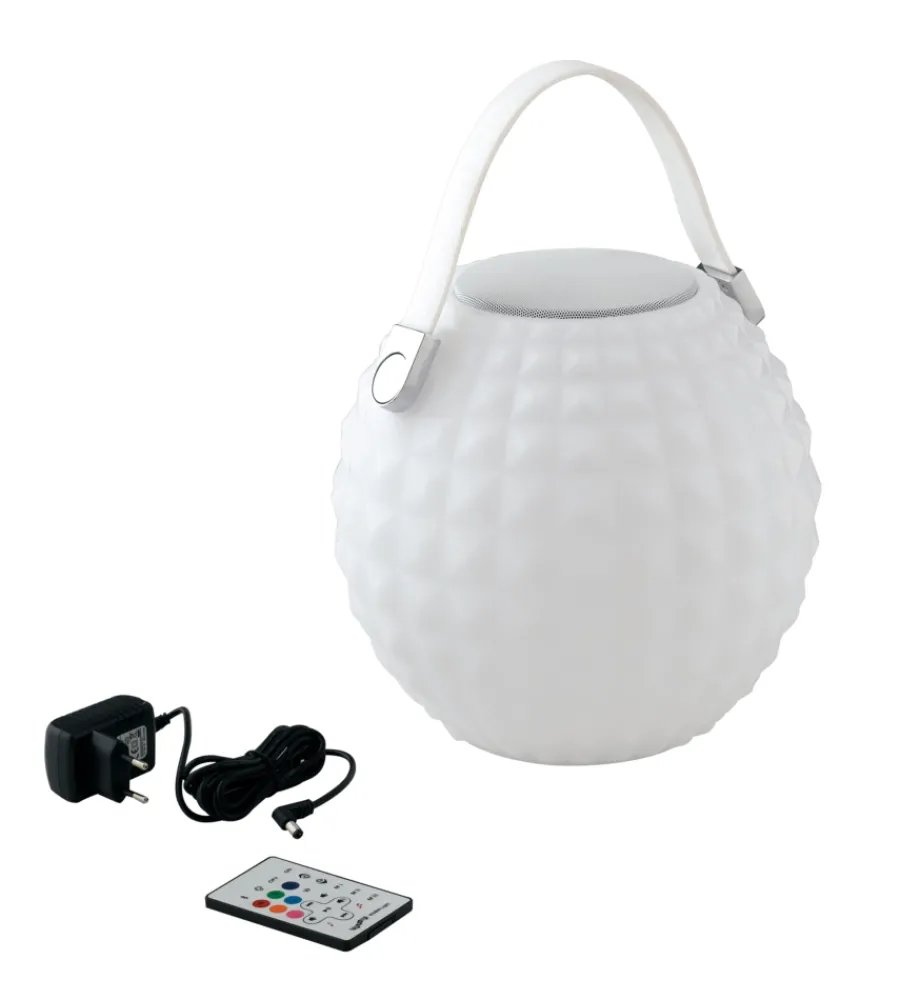 Illuminazione Per Esterno|Lampada portatile led "geco dj" 25,5x23,5 cm, 3w