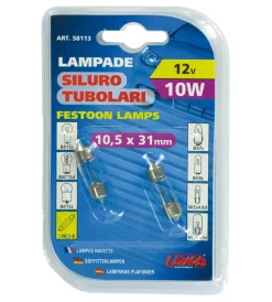 Discount da siluro 12v - 11x31 mm - 10w - sv8,5-8 - 2 pz - d/blister 58113 Elettrico