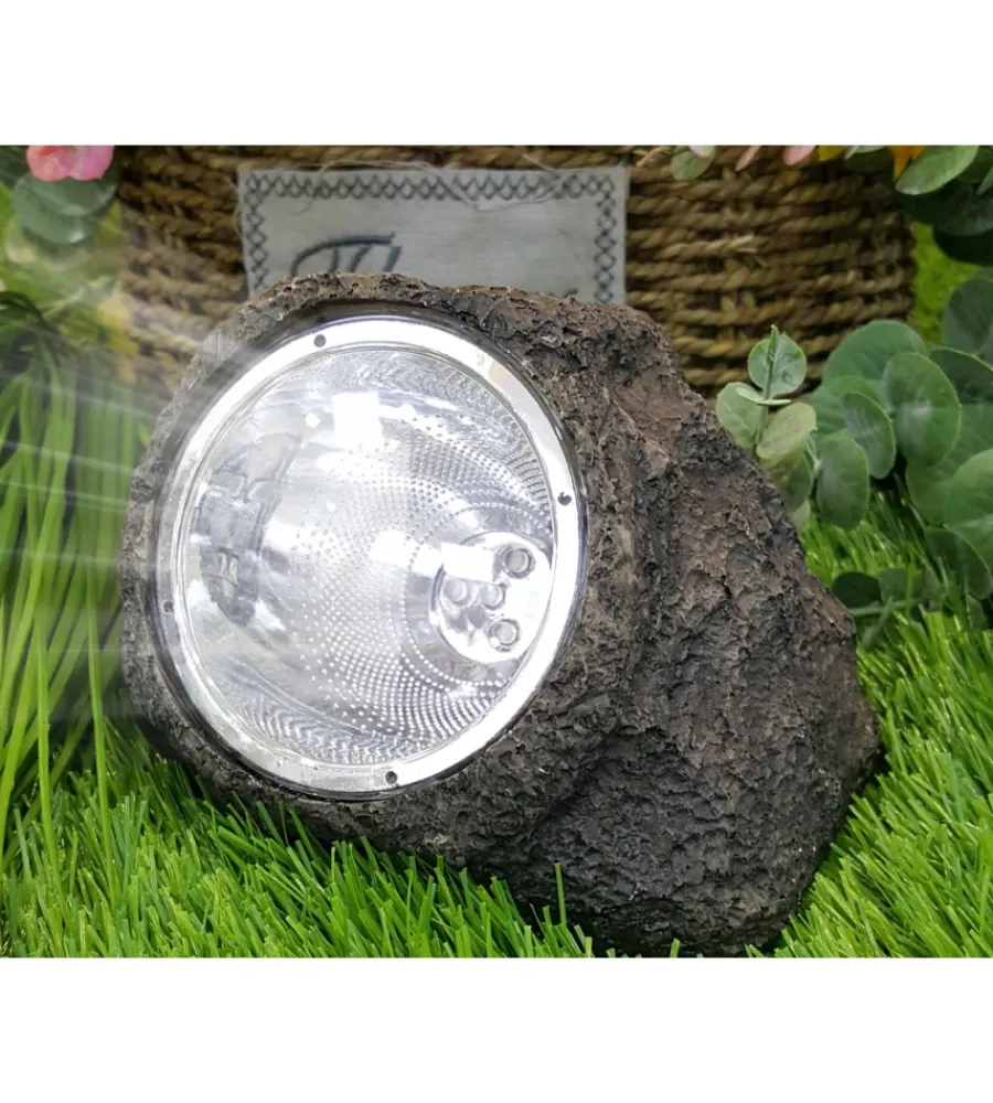 EuroGarden Illuminazione Per Esterno|Lampada solare led decorativa 15x11,5x11 cm