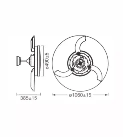Illuminazione Per Interno|Lampada ventilatore da soffitto osram