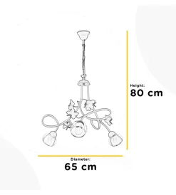 Onli Illuminazione Per Interno|Lampadario 3 luci 