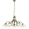 Online Lampadario 5 luci in metallo color bronzo, e14 Illuminazione Per Interno