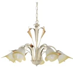 Best Lampadario 5 luci "lucrezia" avorio, e14 Illuminazione Per Interno