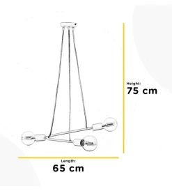 Illuminazione Per Interno-Onli Lampadario 3 luci 
