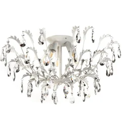 Lampadario 5 luci "cesta" avorio e14 Illuminazione Per Interno