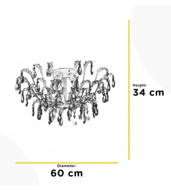 Lampadario 5 luci 
