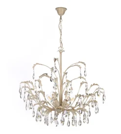 Onli Illuminazione Per Interno|Lampadario 5 luci "cesta" avorio e14