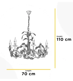 Online Lampadario 6 luci 