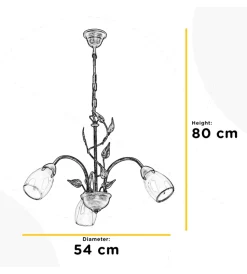 Illuminazione Per Interno-Onli Lampadario 3 luci